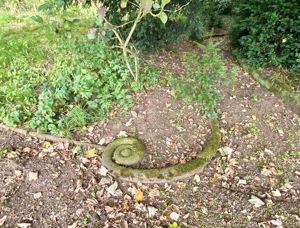 Stone path feature- click for photo gallery